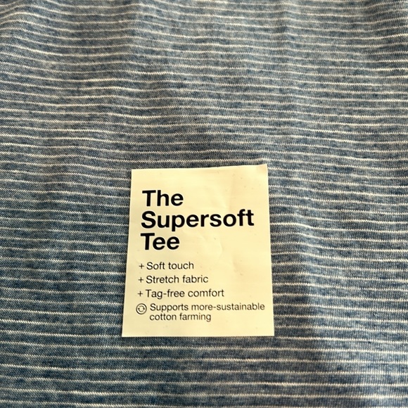 SONOMA 2 BUNDLE TEES MEN SIZE XL GRAY BLUE LINES NEW - Picture 9 of 11